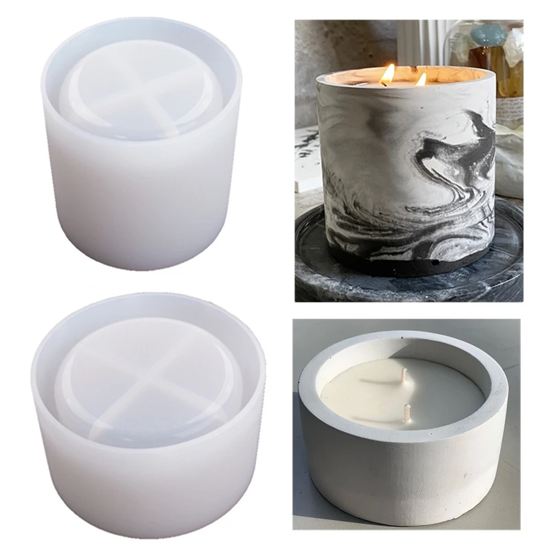 Potsticker Mold - 3 boyutları Yuvarlak Çimento Beton Kalıpları